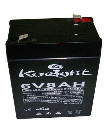 VRLA 6v 8ah بطارية قابلة للشحن UPS بطاريات الرصاص الحمضية Smf لنظام الإنذار