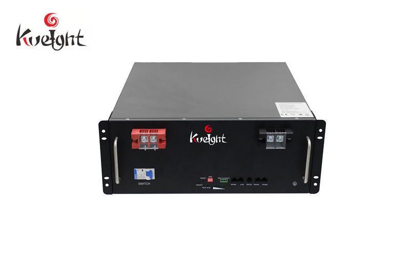 دعم محطة طاقة الاتصالات عالية الأمان 51.2V 100Ah LiFeO4 Battery Rack-mount Module
