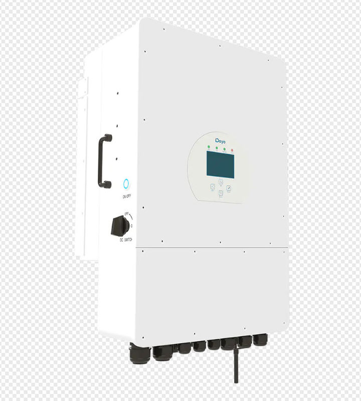 بطارية الجهد المنخفض 8KW عاكس هجين ثلاثي الأطوار خارج الشبكة Hybrid 2 MPPT
