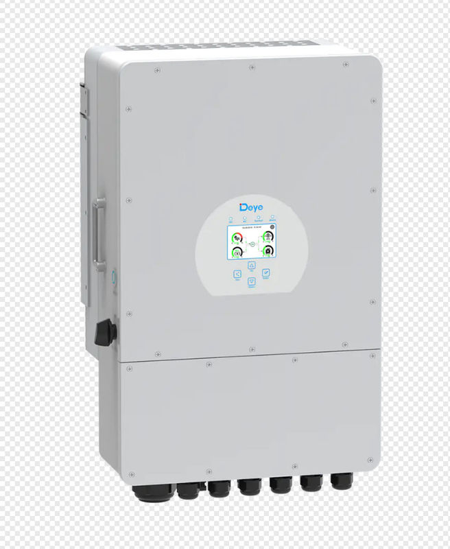 بطارية الجهد المنخفض 8KW عاكس هجين ثلاثي الأطوار خارج الشبكة Hybrid 2 MPPT